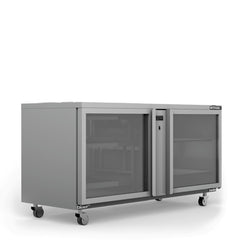 Williams Glass Chiller - 2 Door Remote Spring Loaded Glass Chiller commercial refrigeration