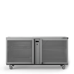 Williams Glass Chiller - 2 Door Remote Glass Chiller With Two Shelves 500 x 500 baskets commercial refrigeration
