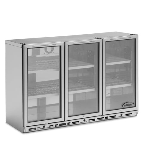 Williams Bottle Cooler - 3 Door Stainless Steel Bottle Cooler 800mm High