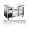 Williams Topaz Under Counter - 2 Door Stainless Under Counter Glass Door Refrigerator