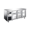 Williams Topaz Under Counter - 3 Door Stainless Under Counter Glass Door Refrigerator