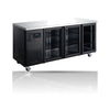 Williams Topaz Under Counter - 3 Door Black Under Counter Glass Door Refrigerator