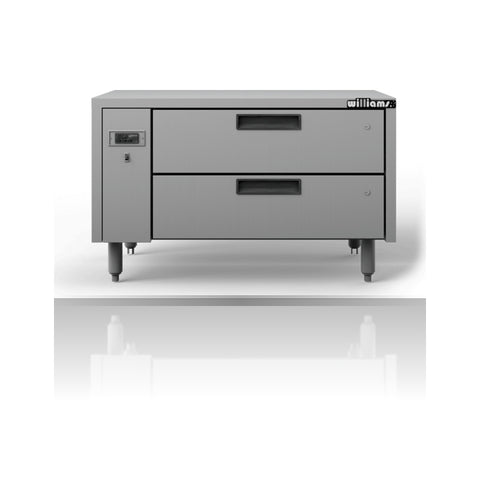 Williams Jarrah - 2 Drawer Remote Lowline Refrigerator