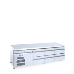 Williams Under Broiler Counter - 6 Drawer Self Contained Lowline Refrigerator commercial refrigeration
