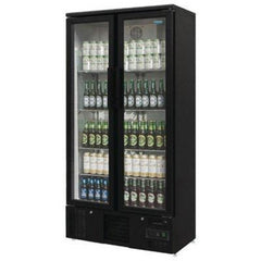 Polar Upright Back Bar Cooler Double Hinged Door - icegroup hospitality superstore