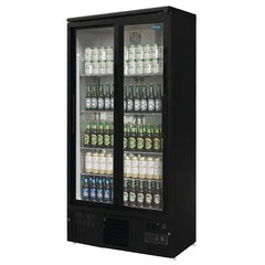 Polar Polar 490L G-Series Upright Back Bar Cooler Double Sliding Doors