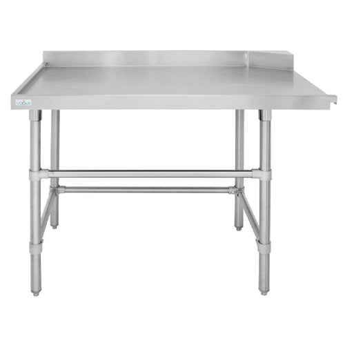 Vogue Vogue 1200mm Dishwasher Outlet Stainless Table L