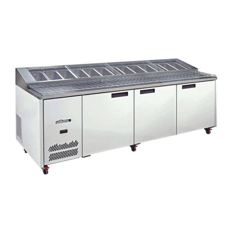 Williams 3 Door Pizza Preparation Counter - HJ3PCBA