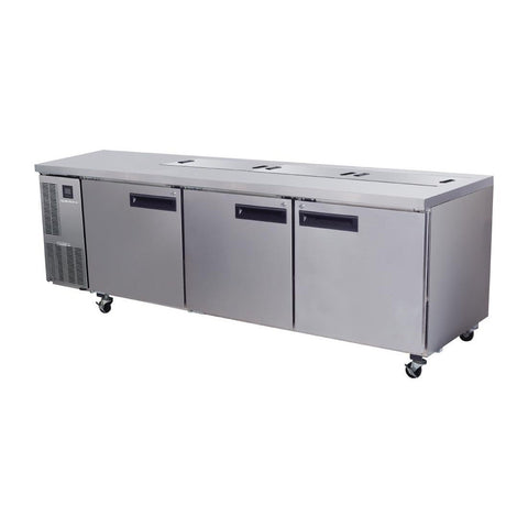 Skope Pegasus 3 Door Gastronorm Prep Fridge - PG800 Prep