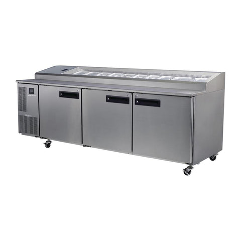 Skope Pegasus 3 Door Gastronorm Pizza Prep Fridge - PG800 Pizza