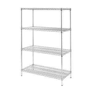 Vogue 4 Tier Wire Shelving Kit 1220 x 610mm