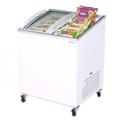 Bromic 176L Angle Glass Display Chest Freezer - CF0200ATCG-NR