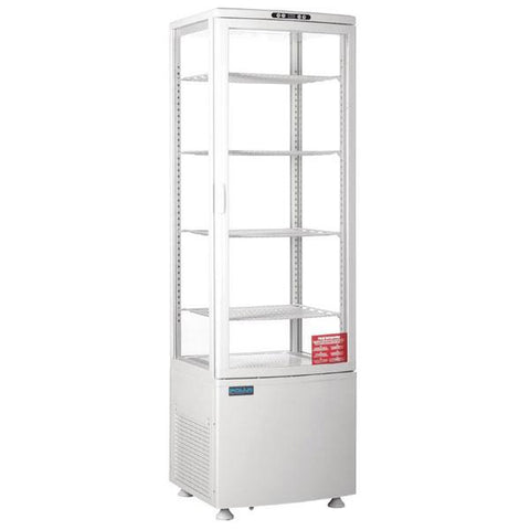 Polar 235L C-Series Curved Door Display Fridge