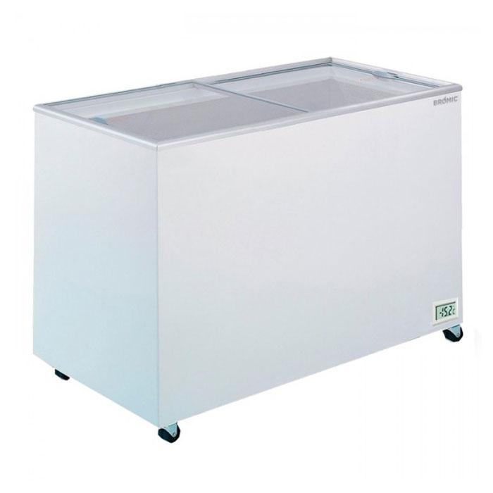Bromic 401L Flat Top/Flat Glass Chest Freezer CF0400FTFG