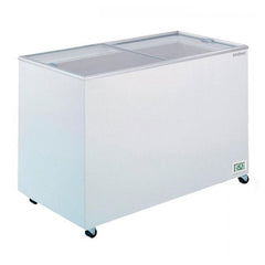 Bromic 401L Flat Top/Flat Glass Chest Freezer CF0400FTFG