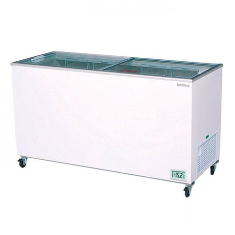 Bromic 491L Flat Glass Top Display Chest Freezer CF0500FTFG