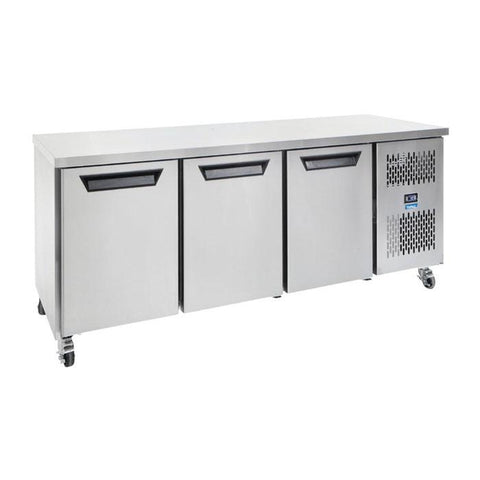 Williams 475L Topaz Three Door Underbench Fridge - HTU3SS