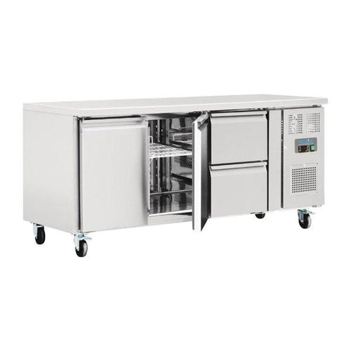 Polar Polar U-Series 2 Door and 2 Drawer 417L Counter Fridge