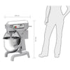 Apuro Planetary Mixer 20L