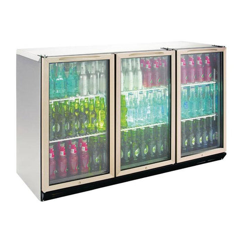 Williams 290L 3 Door Stainless Steel Bar Fridge - BC3SS-80