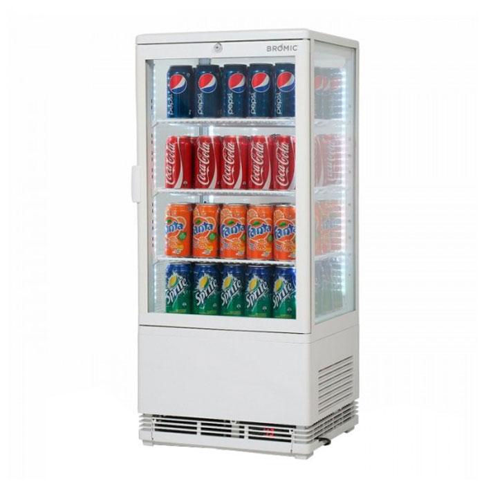 Bromic Countertop Beverage Chiller Flat Glass LED CT0080G4W
