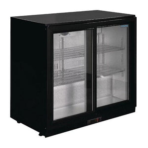 Polar G-Series Back Bar Cooler with Sliding Doors 208Ltr