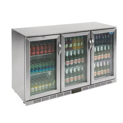 Polar Polar 330L G-Series Back Bar Cooler with Hinged Doors Stainless - GL009-A