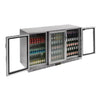Polar 330L G-Series Back Bar Cooler with Hinged Doors Stainless - GL009-A