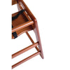 Bolero Wooden Highchair Dark Wood Finish
