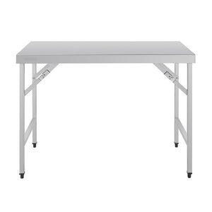 Vogue 1200mm Stainless Steel Folding Table - CB905
