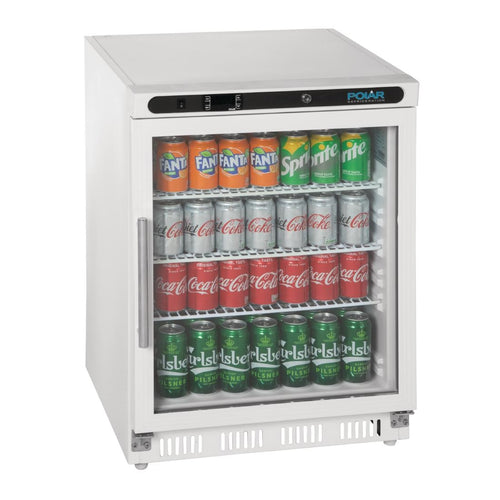Polar Polar C-Series 150L Glass Door Undercounter Refrigerator