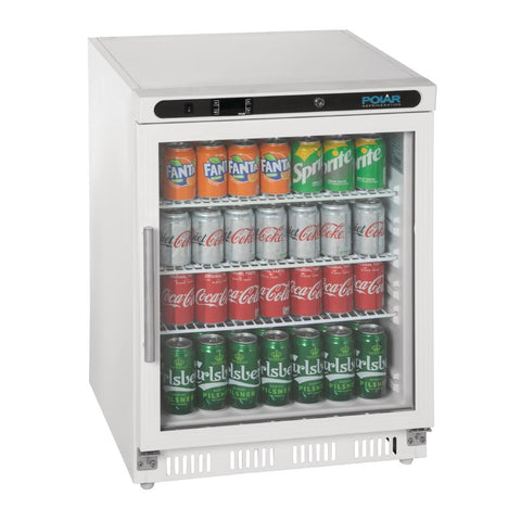 Polar C-Series 150L Glass Door Undercounter Refrigerator