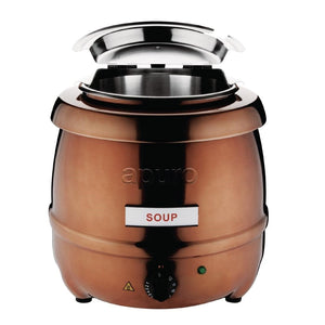 Apuro 10L Soup Kettle Copper Finish