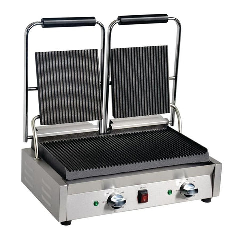 Apuro Bistro Double Ribbed Contact Grill DY994-A