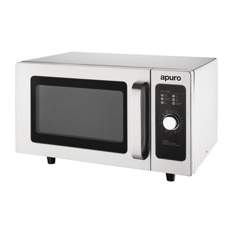 Apuro Light Duty 1000W Manual Commercial Microwave 25Ltr