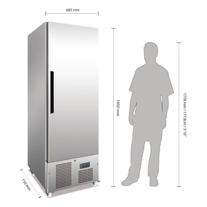 Polar 440L G-Series Upright Single Door Slimline Freezer