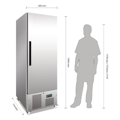 Polar Polar 440L G-Series Upright Single Door Slimline Freezer