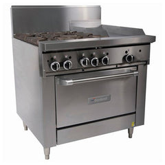Garland Garland 4 Open Top Burners, 300mm Griddle, GF36-4G12R NG