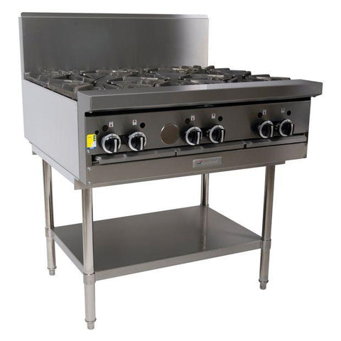 Garland 6 Open Top Burners modular top GF36-6T NG