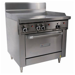 GARLAND RANGE FULL HI LO GRILL W OVEN NG GF36-G36R-NG - icegroup hospitality superstore