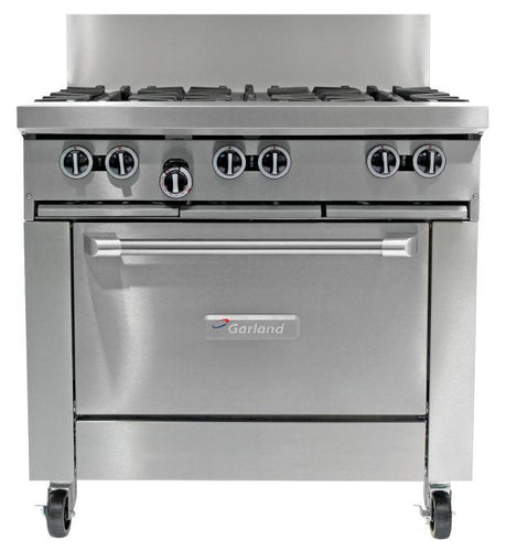 Garland Garland 6 Open Top Burner Oven and Convection GFE36-6C NG