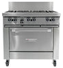 Garland 6 Open Top Burners, 1 Convection oven, electronic ignition - GFE36-6C NG