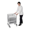 Vogue 7 Tier Gastronorm Racking Trolley