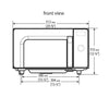 Menumaster Commercial 1000W Microwave Oven RMS510TSAA