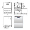 Comenda PF45 Prime Line Under Bench Dishwasher