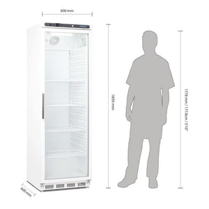 Polar C-Series 400L Glass Door Refrigerator