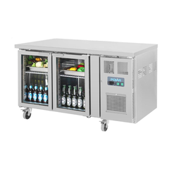 Polar Polar 205L U-Series 2 Glass Door Counter Fridge - UA023-A