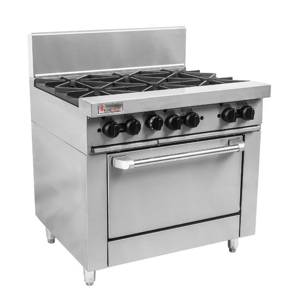 Trueheat RC Series 6 Burner Gas Oven RCR9-6-NG