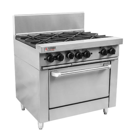 Trueheat RC Series 6 Burner Gas Oven RCR9-6-LP