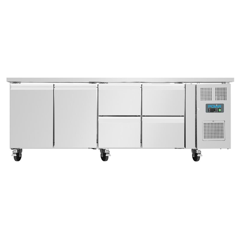 Polar 284L U-series Counters 4 drawers / 2 doors